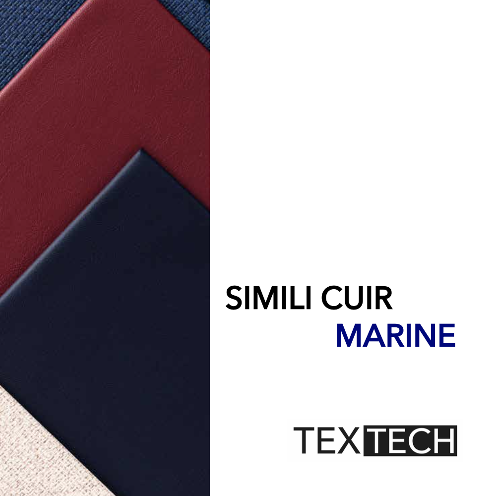 Présentation de la gamme Simili cuir marine